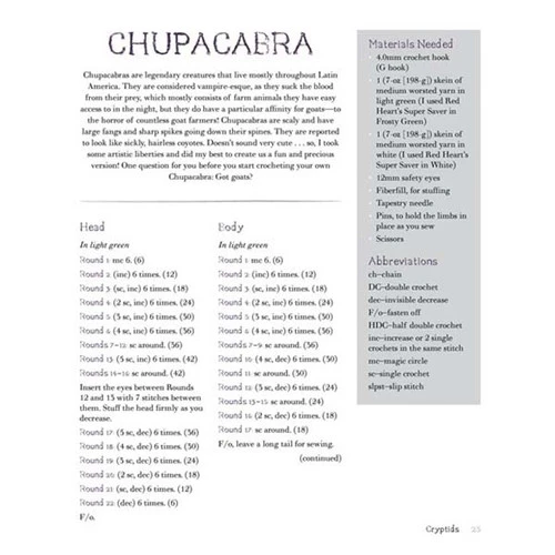 A Crochet World Of Creepy Creatures And Cryptids 4 A Crochet World Of Creepy Creatures And Cryptids - Image 4