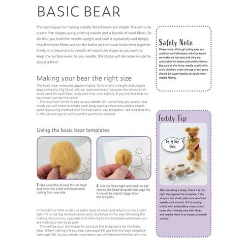 Needle Felting Teddy Bears For Beginners 4 Needle Felting Teddy Bears For Beginners - Image 4
