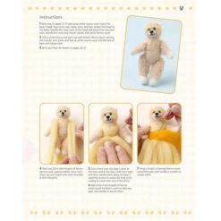 Needle Felting Teddy Bears For Beginners 10 Needle Felting Teddy Bears For Beginners -The Yarn Haven B9781800920194e 30567.1658513998