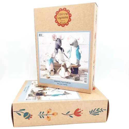 Mouse Family Felt Craft Kit 3 Mouse Family Felt Craft Kit - Image 3