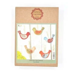 Folk Birds Felt Craft Kit 5 Folk Birds Felt Craft Kit -The Yarn Haven CLL KIT 004b 04970.1666381939
