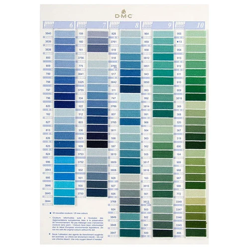 DMC Thread Color Card 4 DMC Thread Color Card - Image 4
