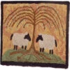 Punch Needle Kit - Grazing Twin Sheep