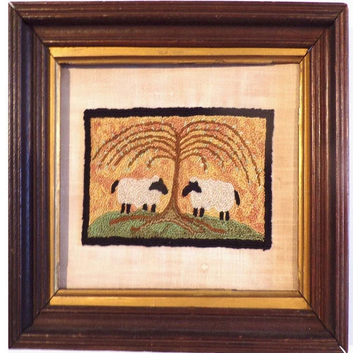 Punch Needle Kit - Grazing Twin Sheep 2 Punch Needle Kit - Grazing Twin Sheep - Image 2