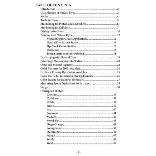 Natural Dye Instruction Booklet 2 Natural Dye Instruction Booklet - Image 2