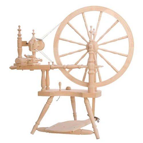 Kromski Polonaise Spinning Wheel - Unfinished 1 Kromski Polonaise Spinning Wheel - Unfinished