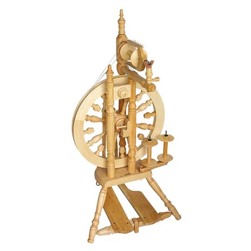 Kromski Minstrel Spinning Wheel - Clear Finish 1 Kromski Minstrel Spinning Wheel - Clear Finish