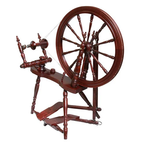 Kromski Symphony Spinning Wheel - Mahogany Finish 1 Kromski Symphony Spinning Wheel - Mahogany Finish
