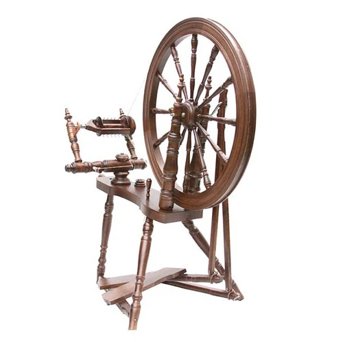 Kromski Symphony Spinning Wheel - Walnut Finish 1 Kromski Symphony Spinning Wheel - Walnut Finish