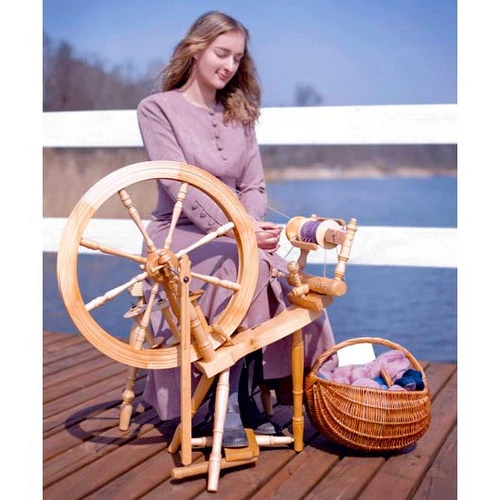 Kromski Interlude Spinning Wheel - Clear Finish 2 Kromski Interlude Spinning Wheel - Clear Finish - Image 2