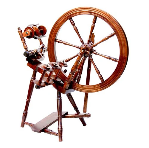 Kromski Interlude Spinning Wheel - Walnut Finish 1 Kromski Interlude Spinning Wheel - Walnut Finish