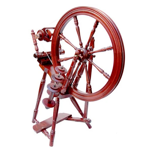Kromski Interlude Spinning Wheel - Mahogany Finish 1 Kromski Interlude Spinning Wheel - Mahogany Finish