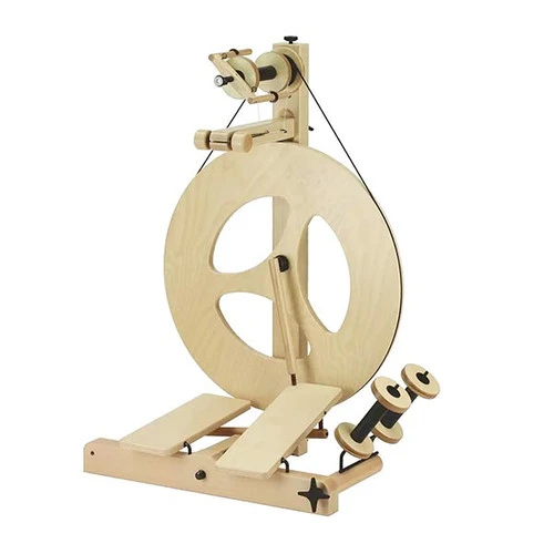 Louet Julia Spinning Wheel - Double Treadle 1 Louet Julia Spinning Wheel - Double Treadle
