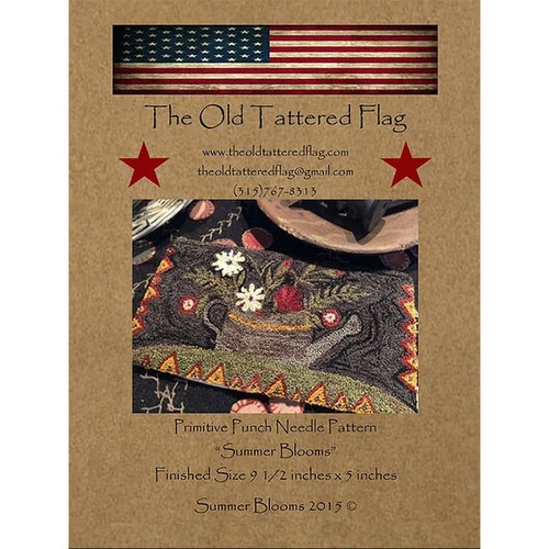 Punch Needle Pattern - Summer Blooms 1 Punch Needle Pattern - Summer Blooms