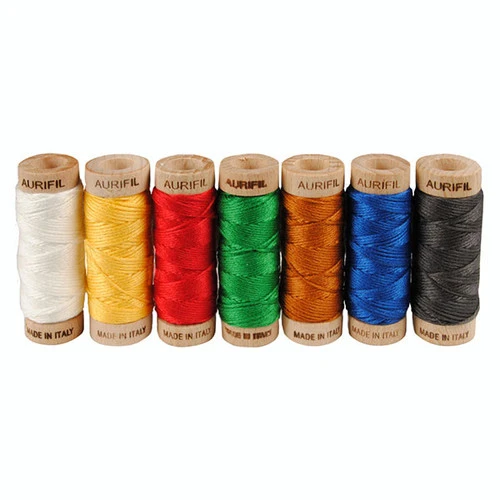 Aurifil Merry Stitch-Mas Floss Collection 1 Aurifil Merry Stitch-Mas Floss Collection