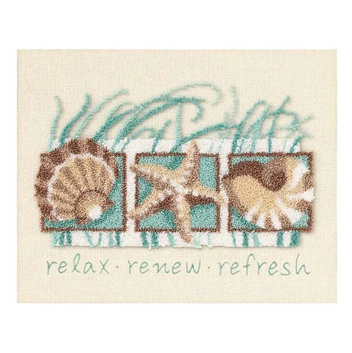 Punch Needle Kit - Seashells 1 Punch Needle Kit - Seashells