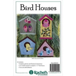Felt Ornament Kit - Bird Houses 7 Felt Ornament Kit - Bird Houses -The Yarn Haven SPI K0422 95203.1661344730