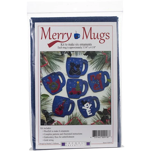 Felt Ornament Kit - Merry Mugs 3 Felt Ornament Kit - Merry Mugs - Image 3