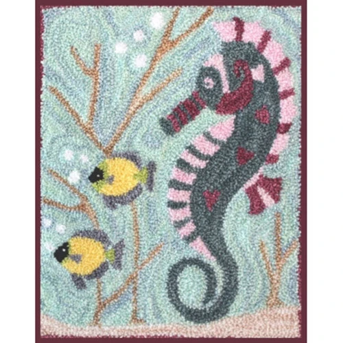 Punch Needle Kit - Seahorse 1 Punch Needle Kit - Seahorse