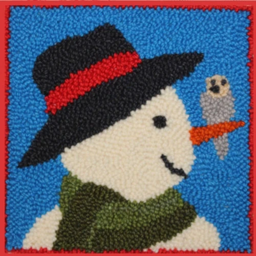 Rug Punch Kit - Winter Friends 2 1 Rug Punch Kit - Winter Friends 2