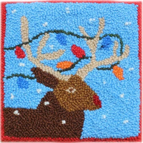 Rug Punch Kit - Reindeer 1 Rug Punch Kit - Reindeer