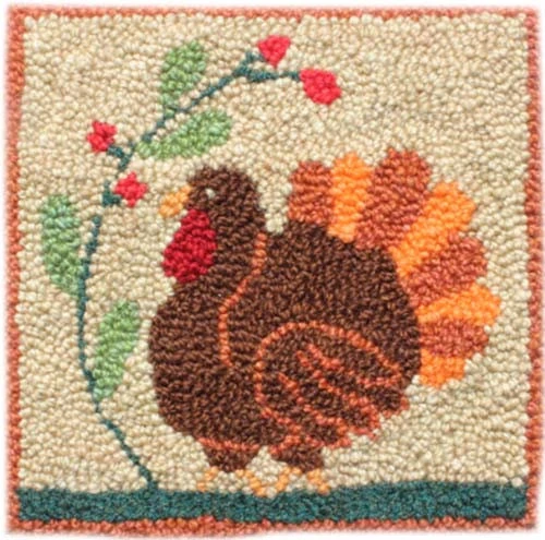 Rug Punch Kit - Tom Turkey 1 Rug Punch Kit - Tom Turkey