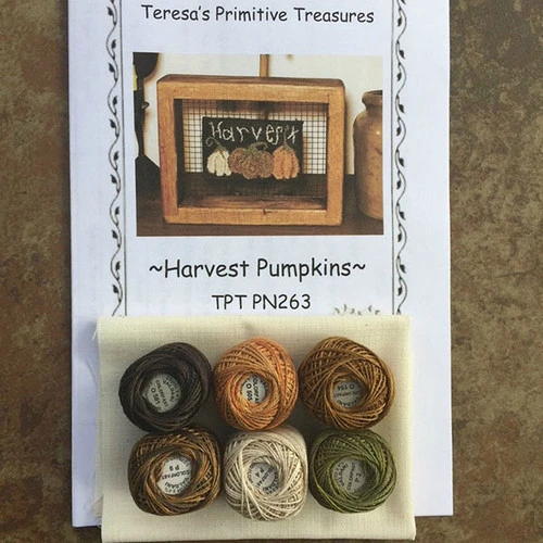 Punch Needle Kit - Harvest Pumpkins 2 Punch Needle Kit - Harvest Pumpkins - Image 2