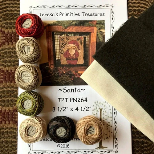 Punch Needle Kit - Santa 2 Punch Needle Kit - Santa - Image 2