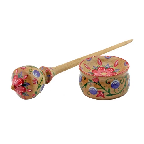 Galina Hand Painted Support Spindle Set 1 Galina Hand Painted Support Spindle Set