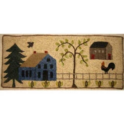 Blue Salt Box Rug Hooking Kit