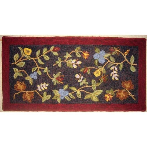 Fall Floral Rug Hooking Kit 1 Fall Floral Rug Hooking Kit