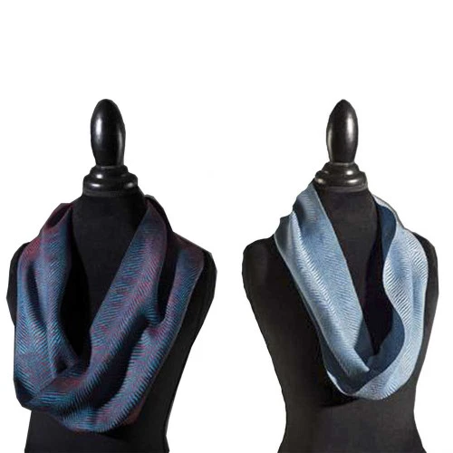 DJE Handwovens Fire And Ice Infinity Cowl Kit 1 DJE Handwovens Fire And Ice Infinity Cowl Kit