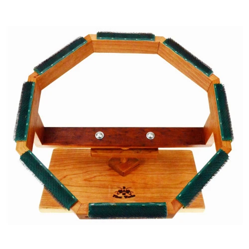 Octagonal Swivel Rug Hooking Frame 1 Octagonal Swivel Rug Hooking Frame